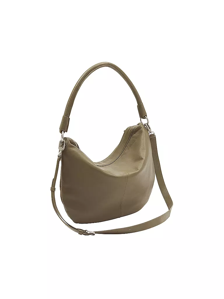LIEBESKIND BERLIN Ledertasche Hobo Bag Lova M grun